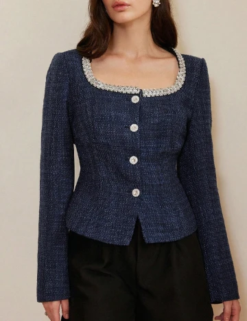 Sacou Aveloria, bleumarin