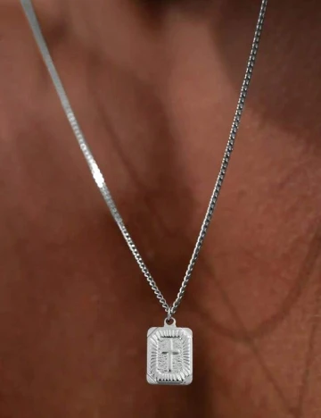 Colier SHEIN, argintiu