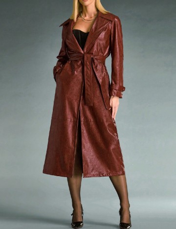 
						Trench SHEIN, caramiziu