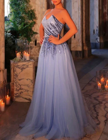 Rochie lunga SHEIN, albastru