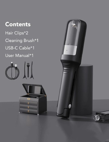 
						Aparat de tuns 2 in 1 SHEIN, negru