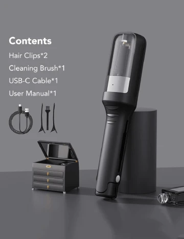 Aparat de tuns 2 in 1 SHEIN, negru