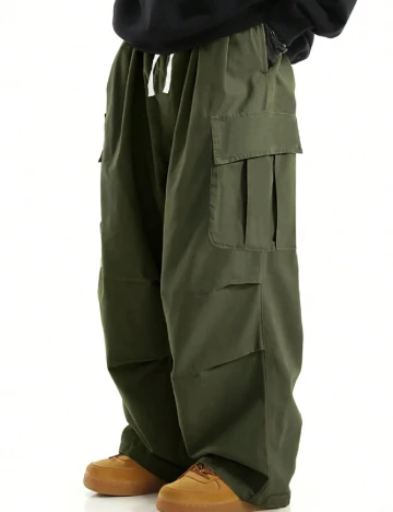 Pantaloni Shein Kids, verde