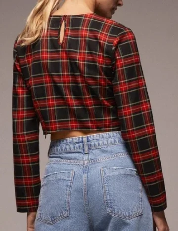 Bluza Zara, rosu/negru