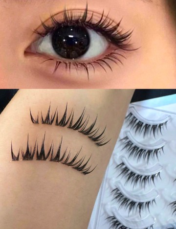 
						Gene false 5 perechi SHEIN, negru