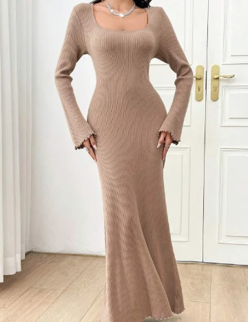 Rochie lunga SHEIN, maro