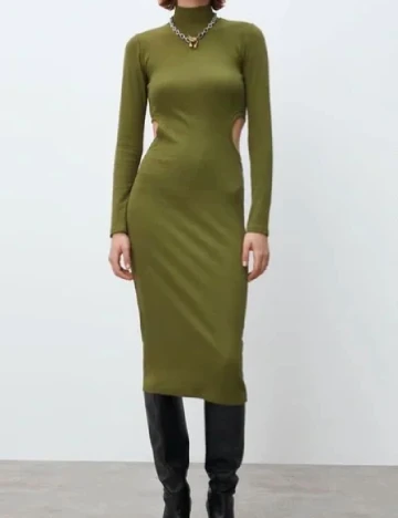 Rochie medie Zara, verde
