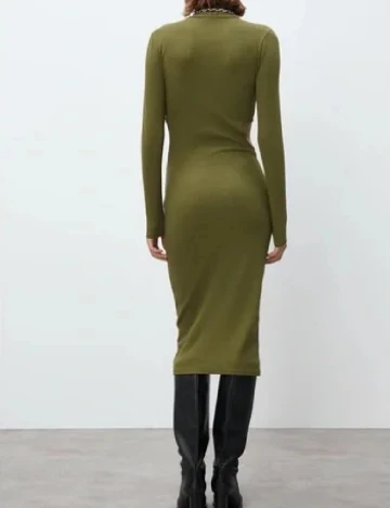 Rochie medie Zara, verde