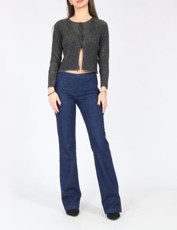 Cardigan Zara, gri inchis