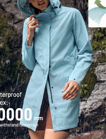 
						Geaca impermeabila In My Nature, albastru