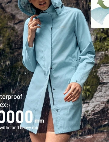 Geaca impermeabila In My Nature, albastru