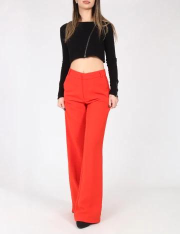 Pantaloni Zara, portocaliu