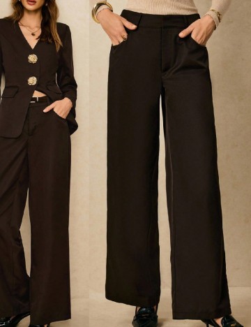 
						Pantaloni SHEIN, maro