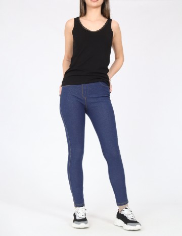 
						Pantaloni Zara, albastru