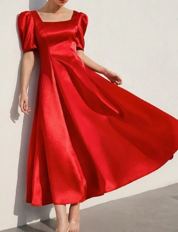 Rochie medie SHEIN, rosu