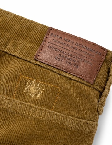 Pantaloni Zara, kaki