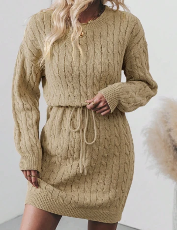 Rochie scurta SHEIN, bej