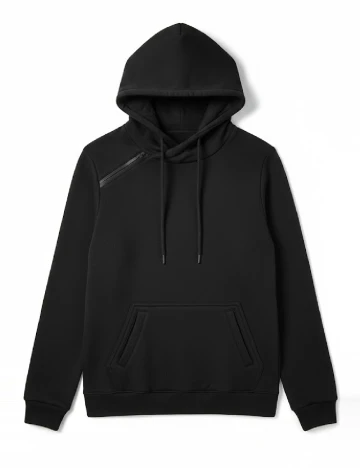 Hanorac Bershka, negru