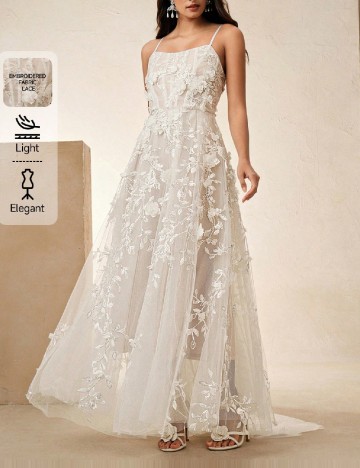 
						Rochie lunga SHEIN, alb