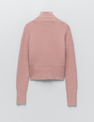 Pulover Zara, roz pudra