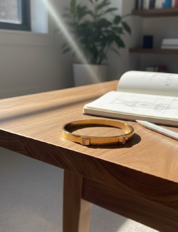 
						Bratara SHEIN, auriu