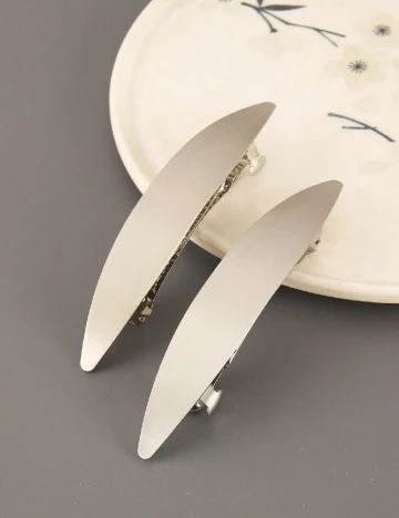 Set clame de par 2 bucati SHEIN, argintiu