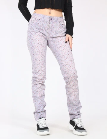 Blugi Zara, floral print