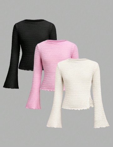 
						Set bluze Shein Kids, mix culori