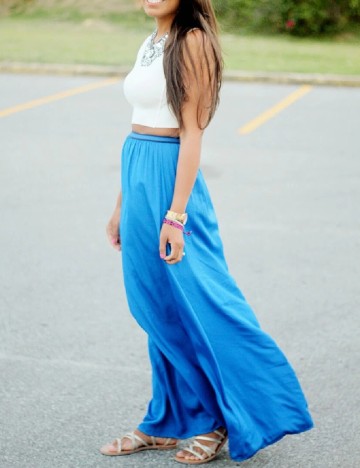 
						Fusta Zara, albastru