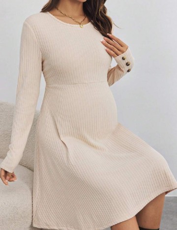 
						Rochie scurta SHEIN Maternity, crem