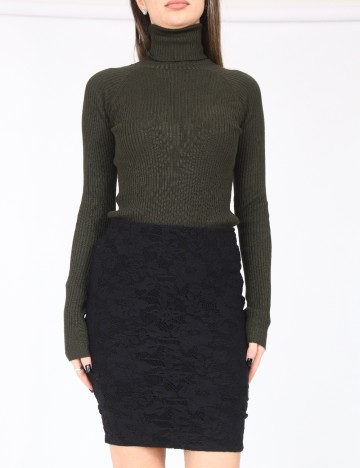 Fusta Bershka, negru