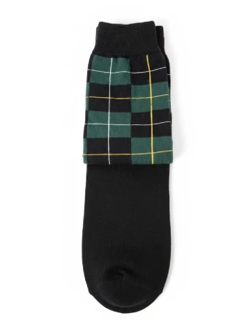 Sosete Pull&Bear, verde/negru