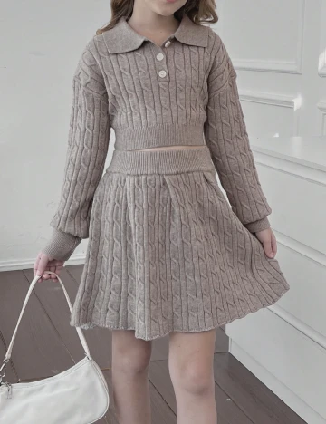 Compleu Shein Kids, bej