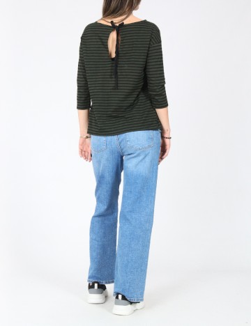 Bluza Zara, verde/negru