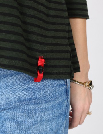 Bluza Zara, verde/negru