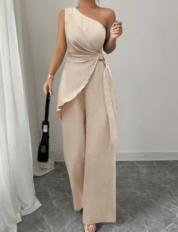 Salopeta SHEIN, crem