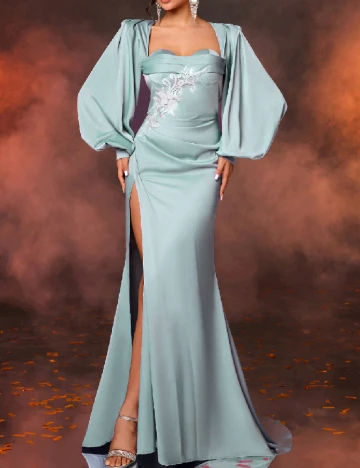 Rochie lunga SHEIN, albastru