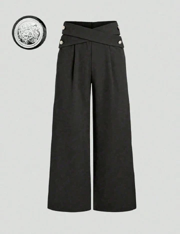 Pantaloni SHEIN CURVE, gri