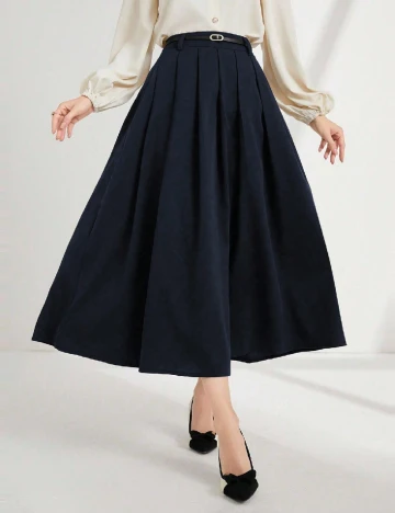 Fusta SHEIN, bleumarin inchis