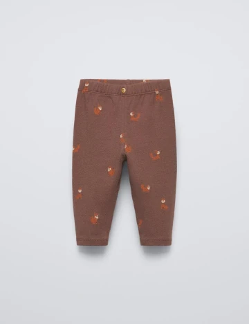 Pantaloni Zara, maro