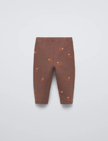 Pantaloni Zara, maro