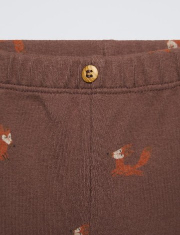 Pantaloni Zara, maro