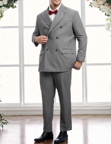 Costum SHEIN Plus Size Men, gri