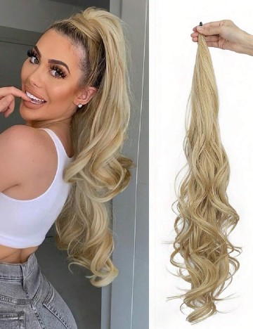 
						Extensie de par SHEIN, galben