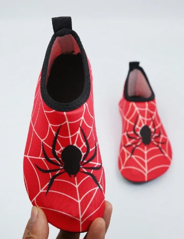 Papuci de plaja Shein Kids, rosu