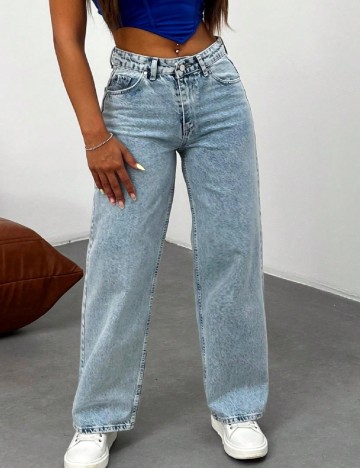 
						Blugi SHEIN, albastru