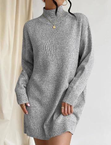 Rochie scurta SHEIN, gri