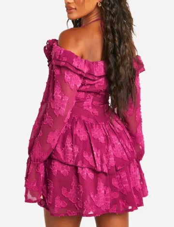 Rochie scurta Boohoo, roz