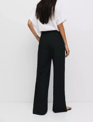 Pantaloni Pull&Bear, negru