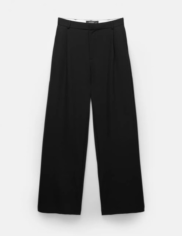 Pantaloni Pull&Bear, negru